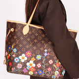 Louis Vuitton x Takashi Murakami Monogram Flowers Neverfull MM