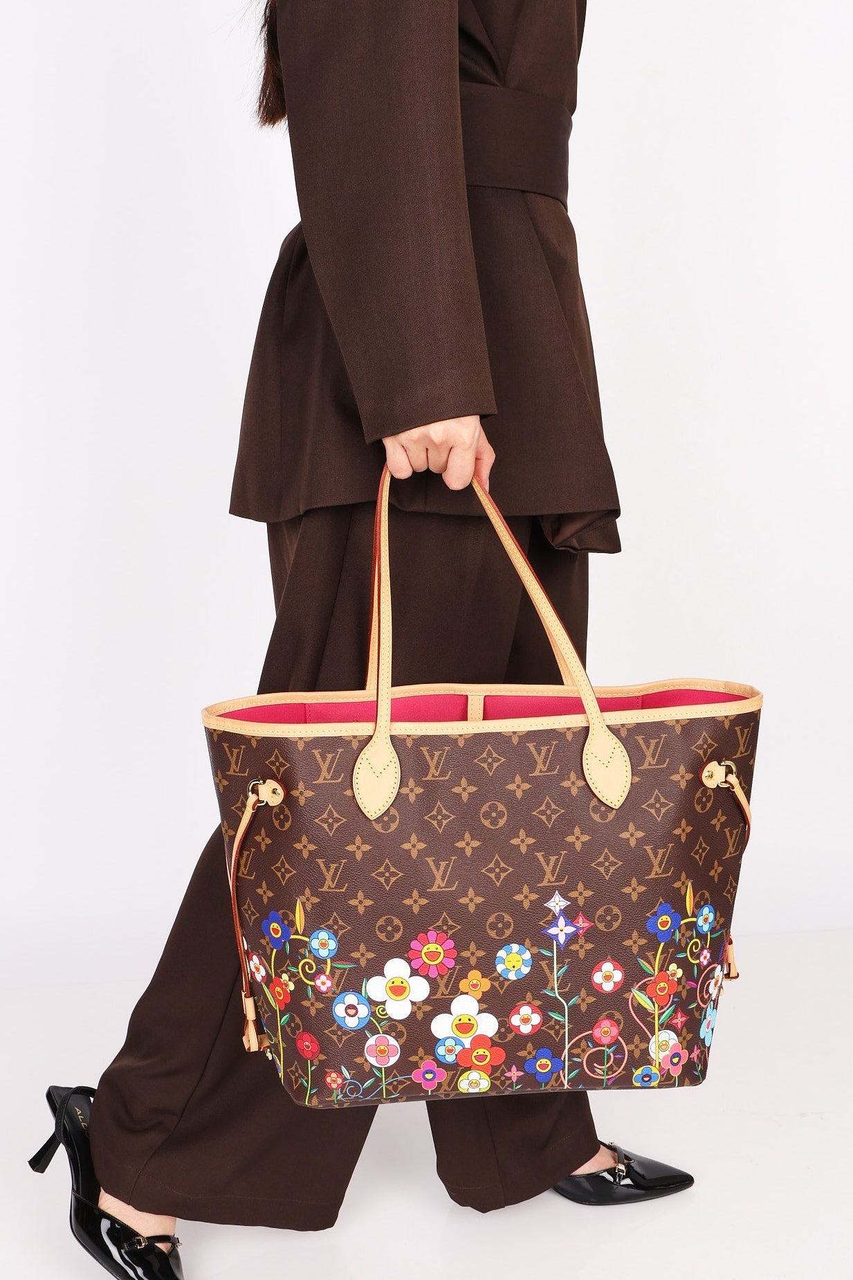 Louis Vuitton x Takashi Murakami Monogram Flowers Neverfull MM