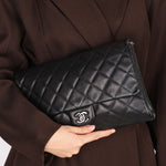 Chanel New Clutch with Chain Black Calfskin DSHW