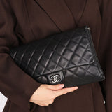 Chanel New Clutch with Chain Black Calfskin DSHW