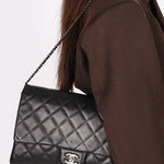 Chanel New Clutch with Chain Black Calfskin DSHW