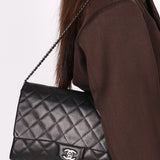 Chanel New Clutch with Chain Black Calfskin DSHW