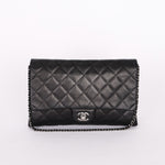 Chanel New Clutch with Chain Black Calfskin DSHW