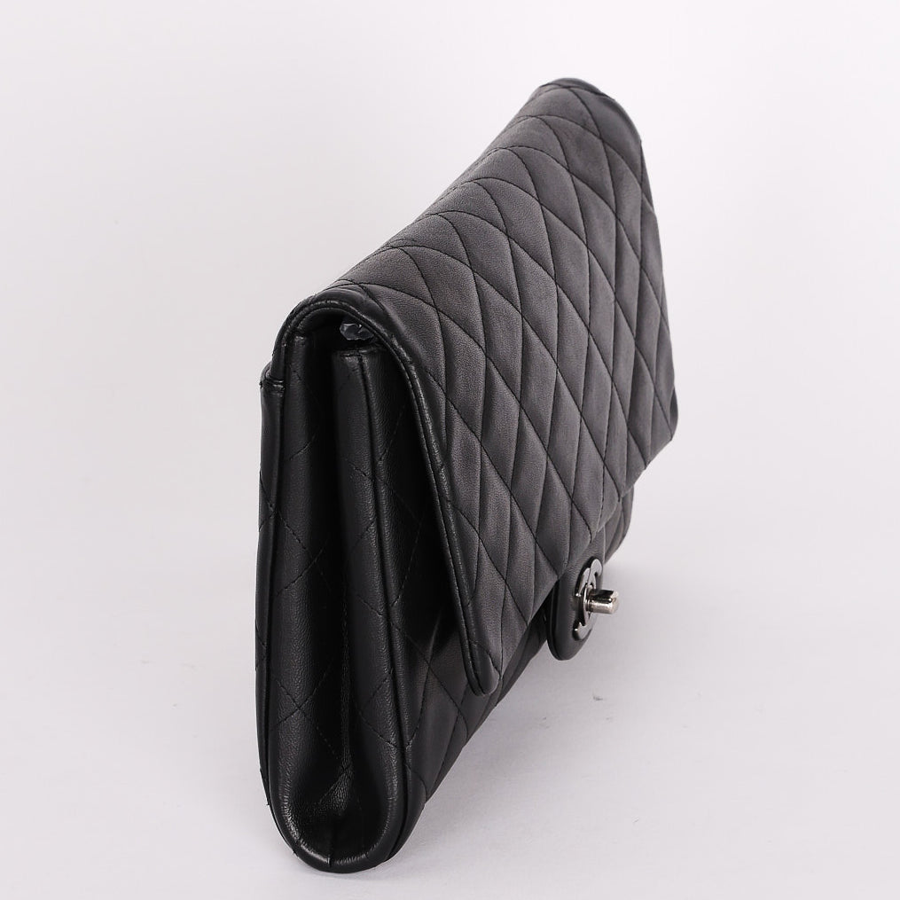 Chanel New Clutch with Chain Black Calfskin DSHW