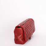 Chanel Single Flap Red Calfskin SHW