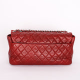 Chanel Single Flap Red Calfskin SHW