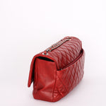 Chanel Single Flap Red Calfskin SHW