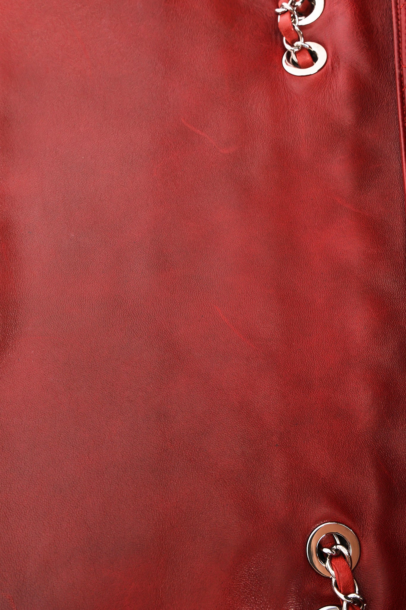 Chanel Single Flap Red Calfskin SHW