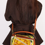 Loewe Small Embroidered Floral Puzzle Bag