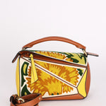 Loewe Small Embroidered Floral Puzzle Bag