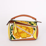 Loewe Small Embroidered Floral Puzzle Bag