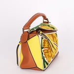 Loewe Small Embroidered Floral Puzzle Bag