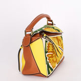 Loewe Small Embroidered Floral Puzzle Bag