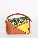 Loewe Small Embroidered Floral Puzzle Bag