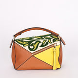 Loewe Small Embroidered Floral Puzzle Bag