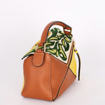 Loewe Small Embroidered Floral Puzzle Bag