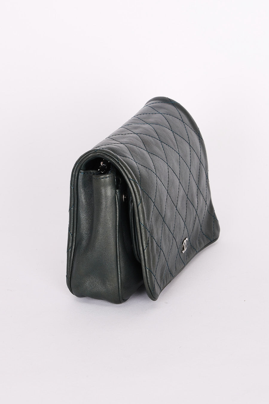 Chanel Wallet on Chain Green Calfskin SHW