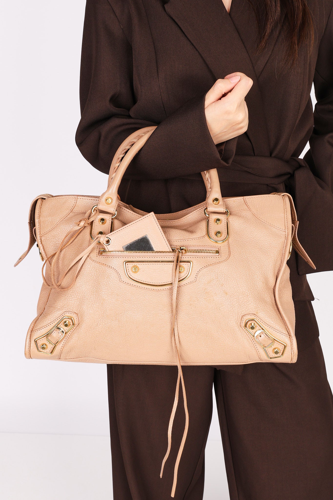Balenciaga Medium Metallic Edge City Bag