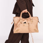 Balenciaga Medium Metallic Edge City Bag