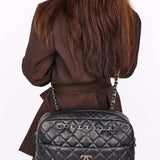 Chanel Large Camera Bag Black Caviar 2012 SHW