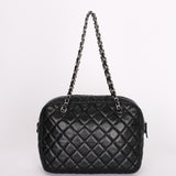 Chanel Large Camera Bag Black Caviar SHW