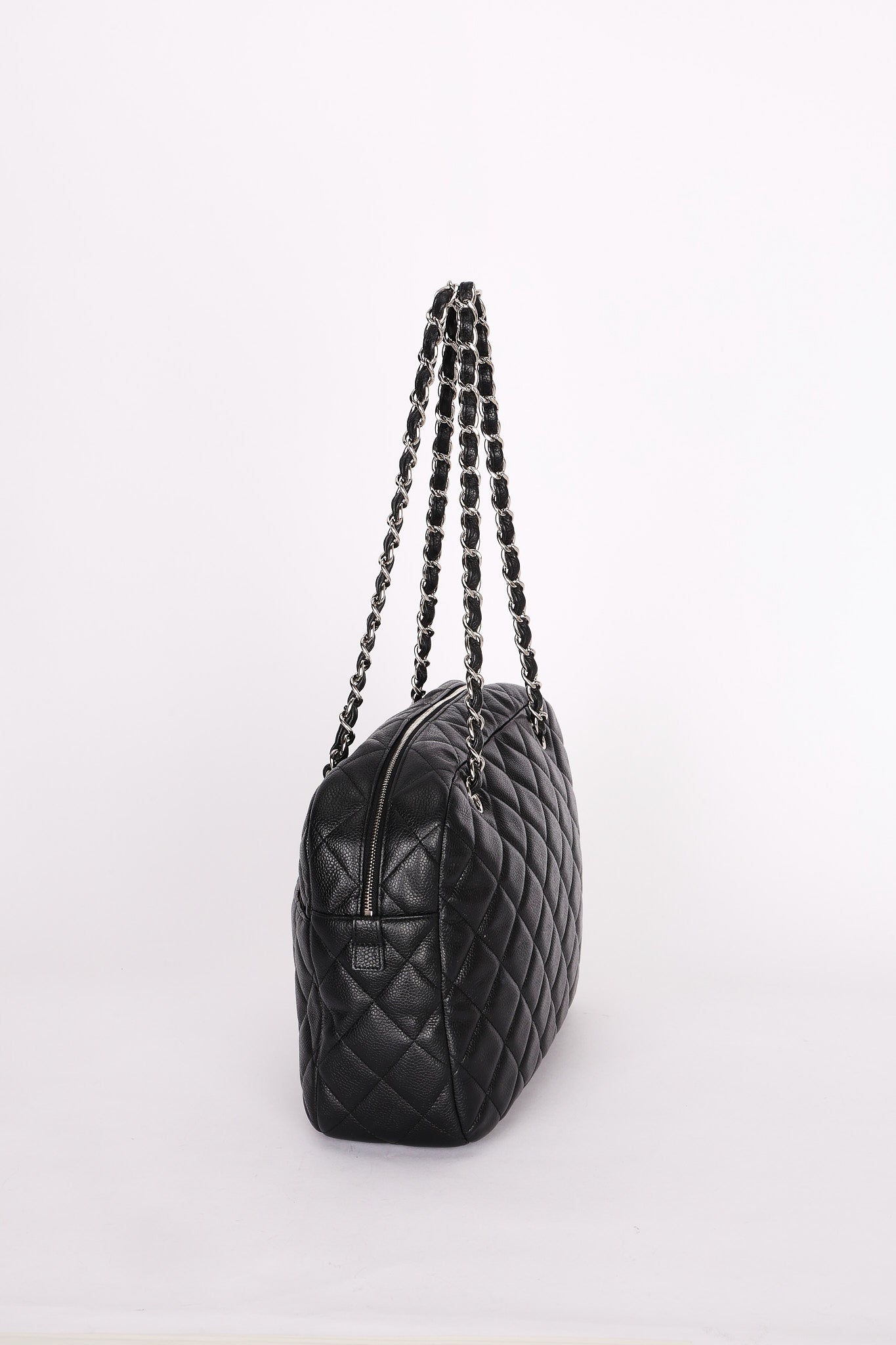 Chanel Large Camera Bag Black Caviar SHW