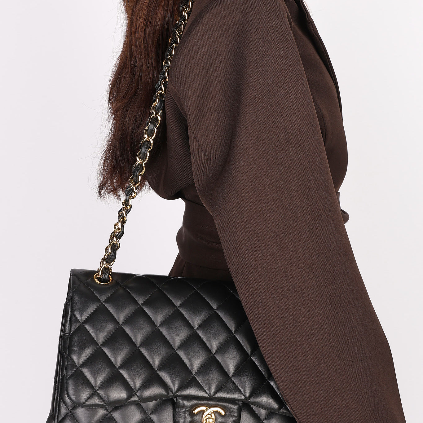 Chanel Jumbo Classic Double Flap Black Lambskin GHW