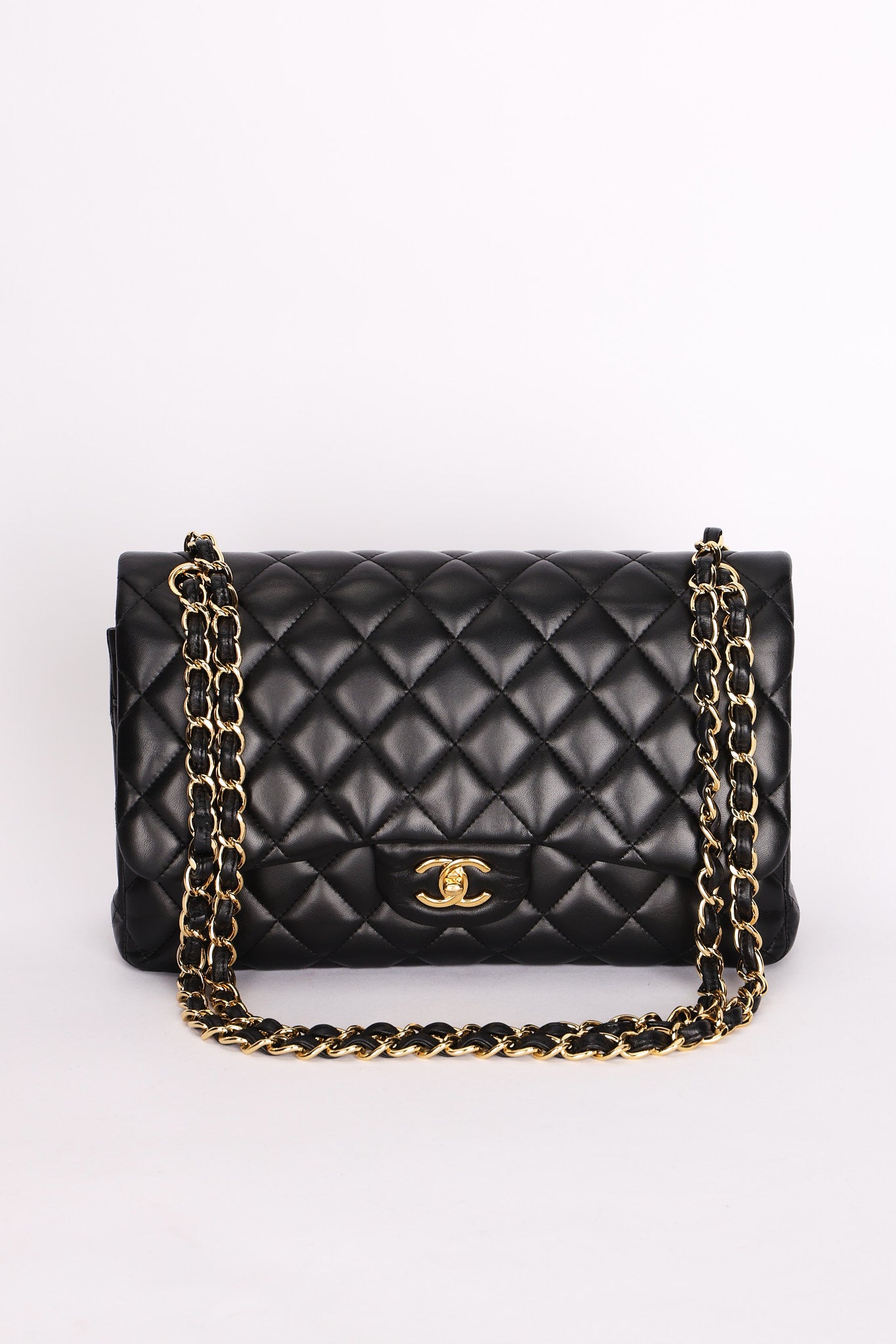 Chanel Jumbo Classic Double Flap Black Lambskin GHW