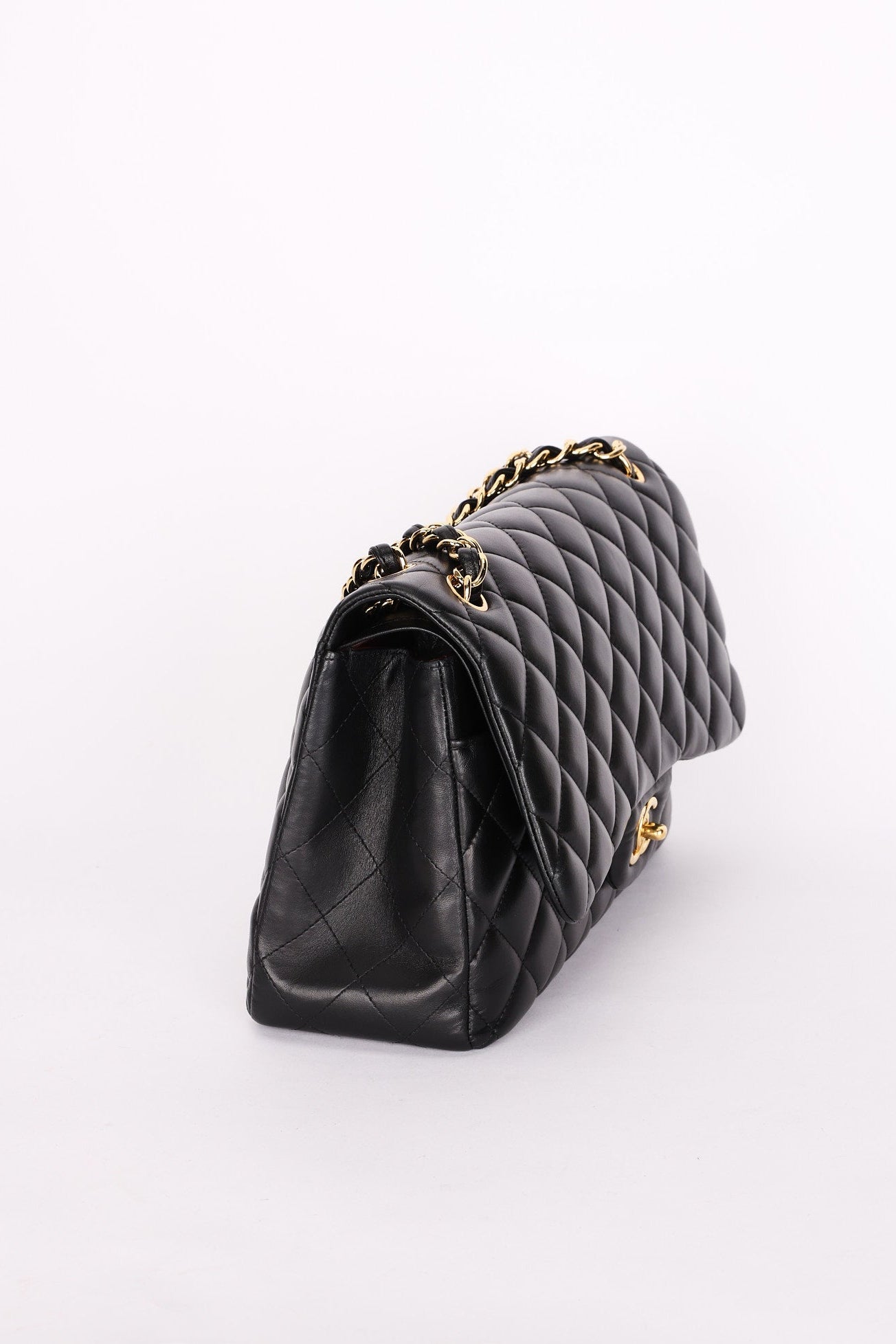 Chanel Jumbo Classic Double Flap Black Lambskin GHW
