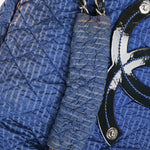 Chanel Large Cloquée Nylon Bubble Hobo SHW
