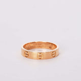 Cartier 18K Rose Gold Love Ring, Size US 5.25  - Drop 67
