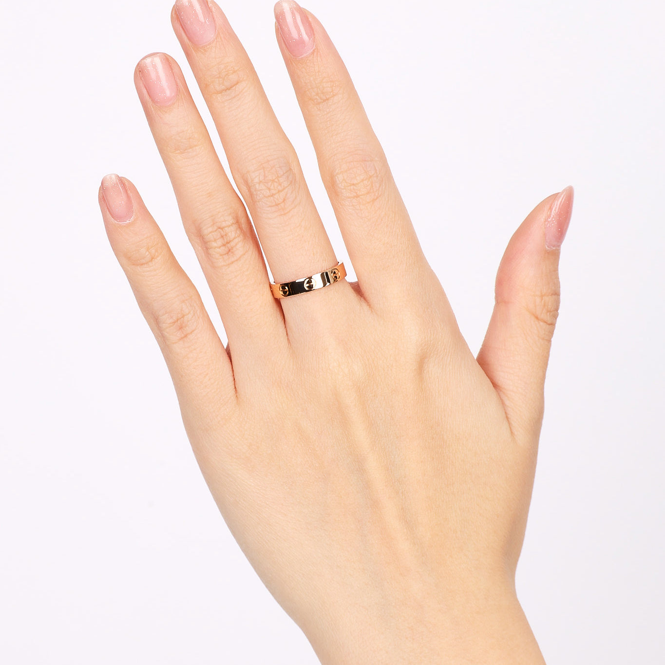 Cartier 18K Rose Gold Love Ring, Size US 5.75