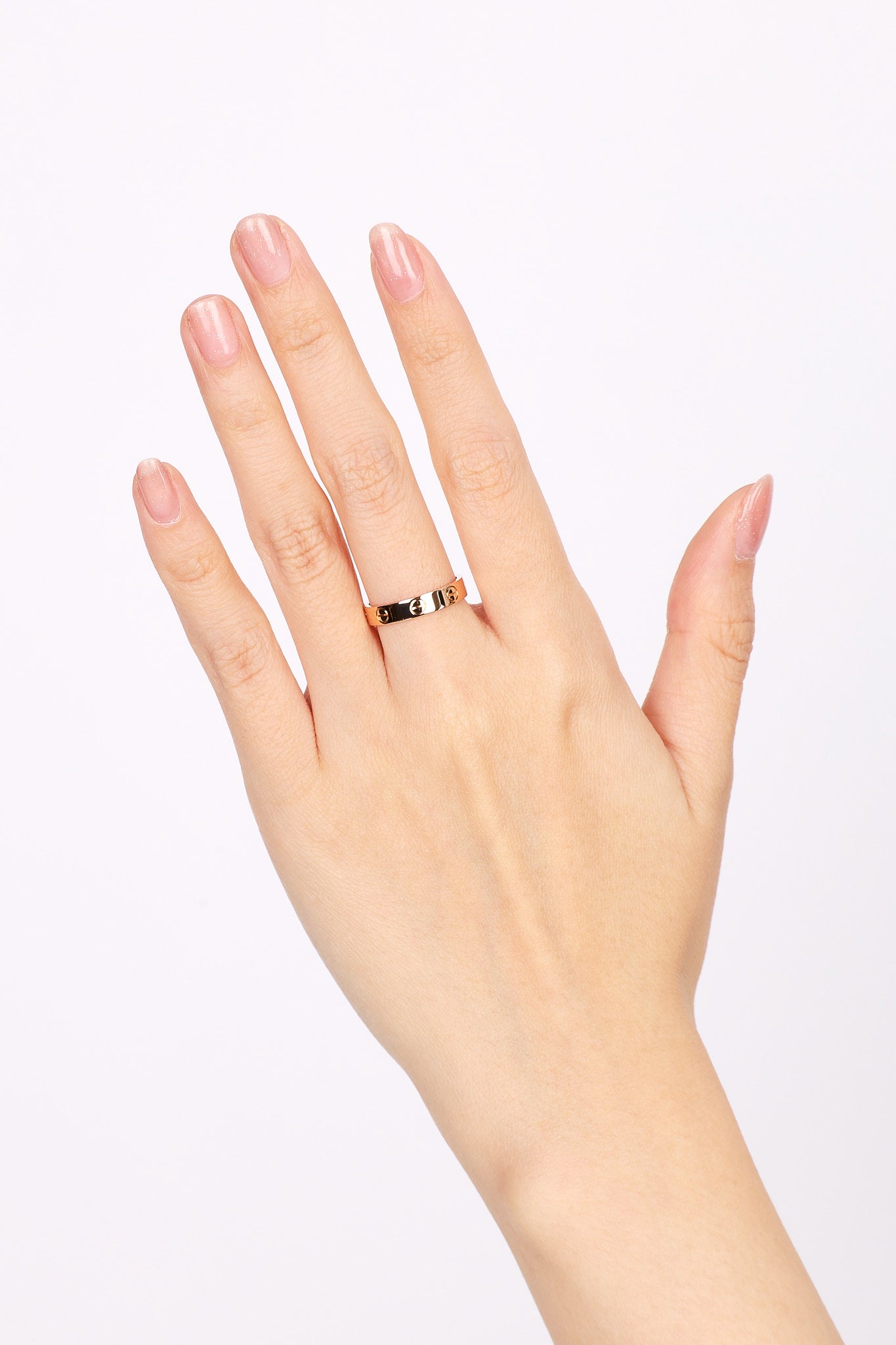 Cartier 18K Rose Gold Love Ring, Size US 5.75