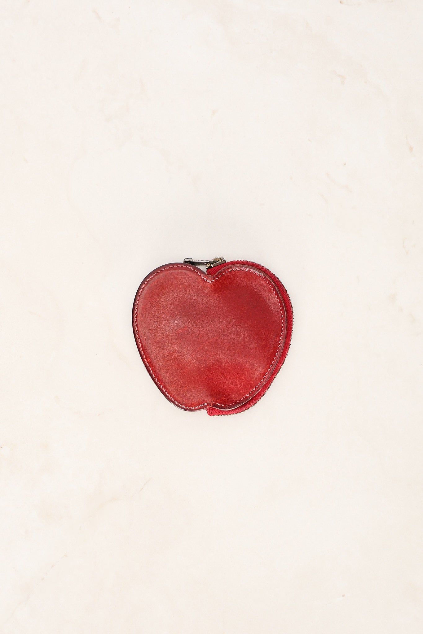 Hermès Apple Leather Coin Pouch