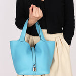 Hermès Picotin 22 (color) Clemence PHW