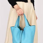 Hermès Picotin 22 (color) Clemence PHW