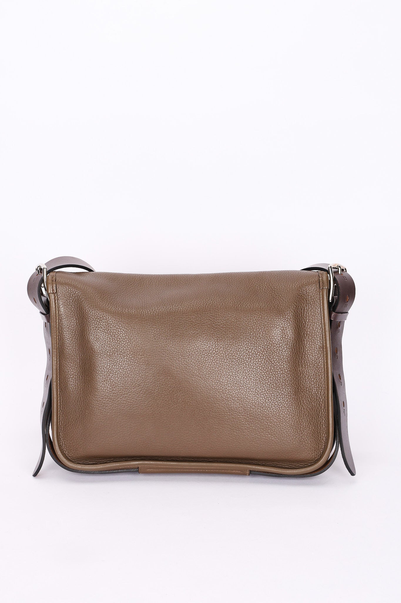 Hermès Barda Messenger Bag (color) Veau Alamo 2015 PHW