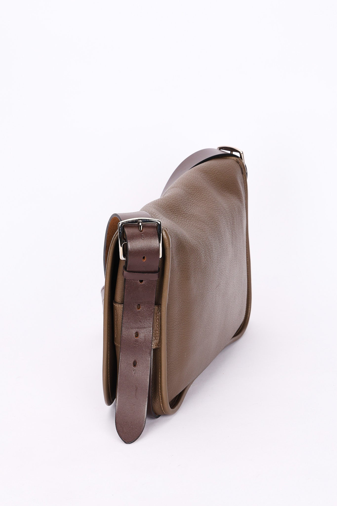 Hermès Barda Messenger Bag (color) Veau Alamo 2015 PHW