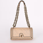 Bottega Veneta Intrecciato Nappa and Snakeskin Olimpia Knot Flap