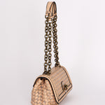 Bottega Veneta Intrecciato Nappa and Snakeskin Olimpia Knot Flap