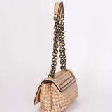 Bottega Veneta Intrecciato Nappa and Snakeskin Olimpia Knot Flap