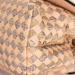 Bottega Veneta Intrecciato Nappa and Snakeskin Olimpia Knot Flap