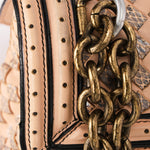 Bottega Veneta Intrecciato Nappa and Snakeskin Olimpia Knot Flap