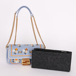Fendi Floral Knit Baguette Bag