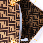Fendi Floral Knit Baguette Bag