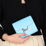Hermès Constance Short Wallet (color + leather) PHW