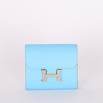 Hermès Constance Short Wallet (color + leather) PHW