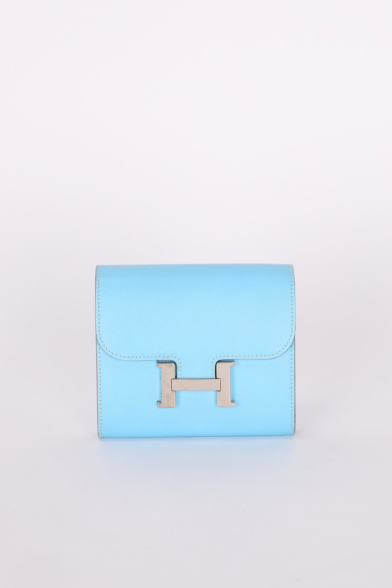 Hermès Constance Short Wallet (color + leather) PHW