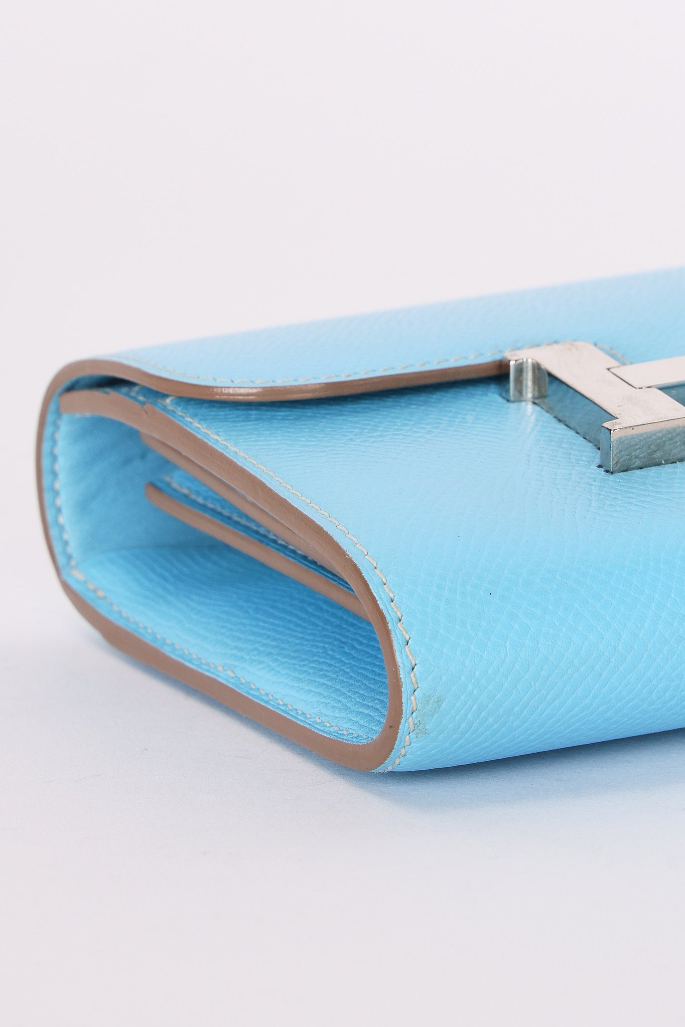 Hermès Constance Short Wallet (color + leather) PHW