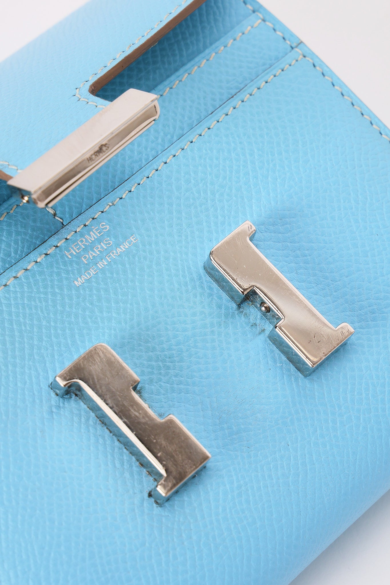 Hermès Constance Short Wallet (color + leather) PHW